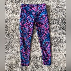 Athletic Works Kids Leggings - Blue and Pink Tie-Dye